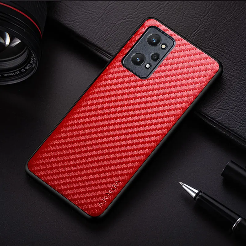 carbon fibre texture phone case for oppo realme gt neo 2 neo2 5g fashion design soft back cover for oppo realme gt2 pro case free global shipping