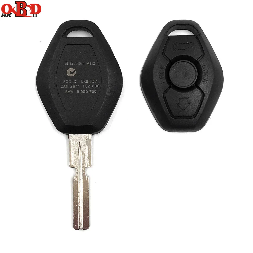10pcs 3 button Uncut Remote Car Key Case Shell Fit For BMW 5 7 Series Z3 Z4 X3 X5 M5 325i E38 E39 E46 HU58 Blade | Автомобили и