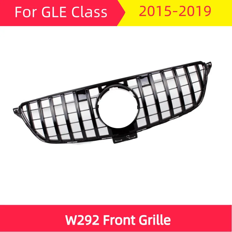 GT Front Grille for Mercedes W292 GLE Class 2015-2019 GLE300 GLE400 GLE450 Coupe ABS sport front grill no fit GLE63 | Автомобили и