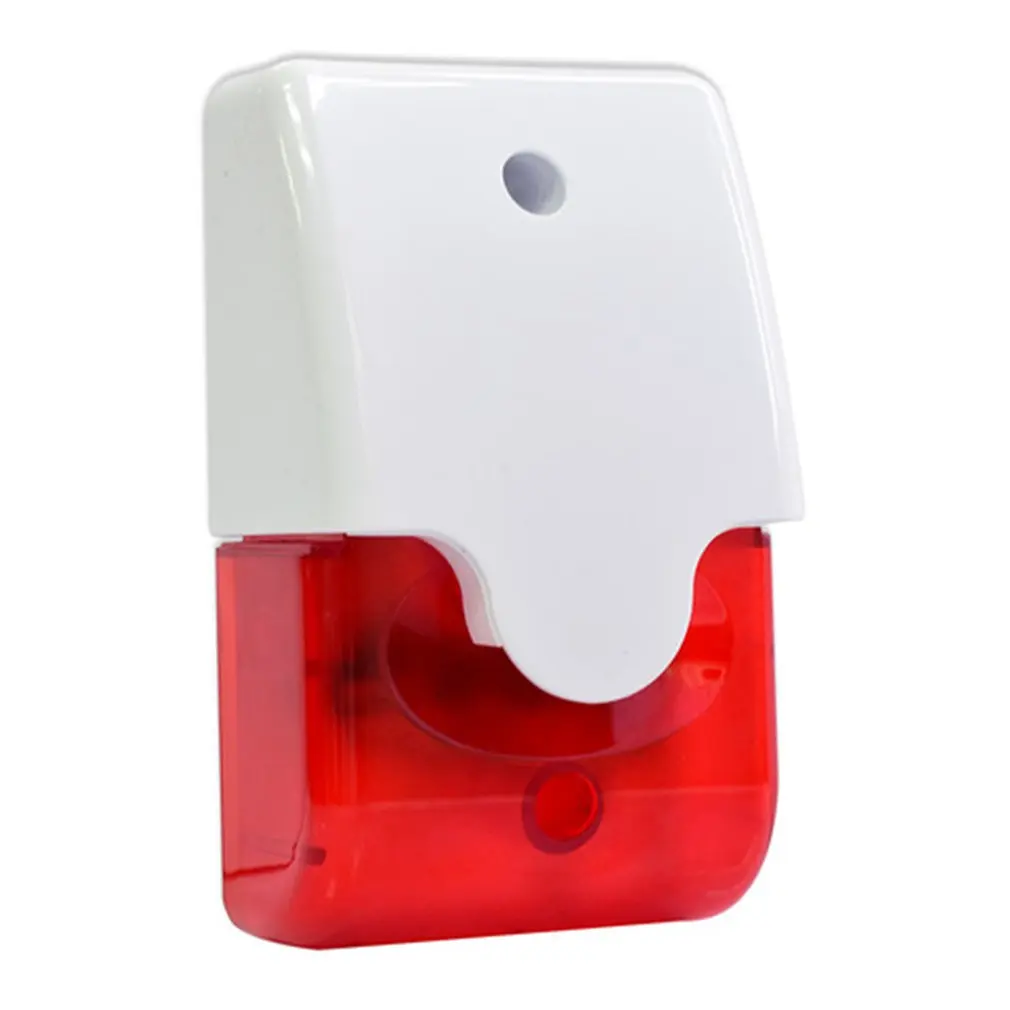 WS-103 Проводная Стробоскопическая сирена для дома 12 В звуковой светильник