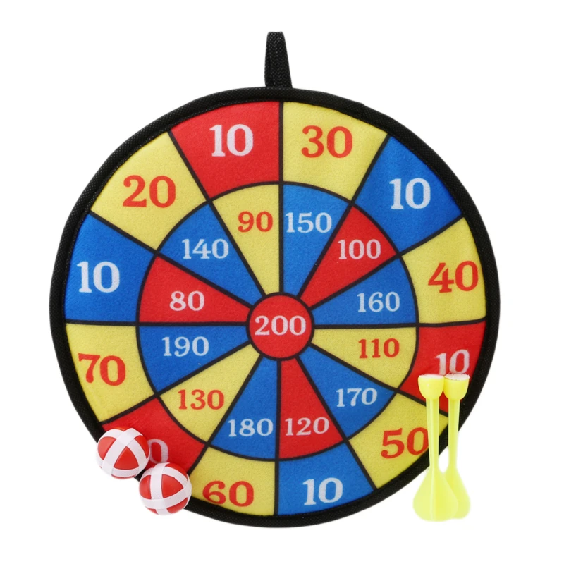 

Children Dart Board Set Cloth Sticky Ball Dart Throwing Tool Game Toy Indoor Outdoor Sports Accessories Dart Board Kids Toys