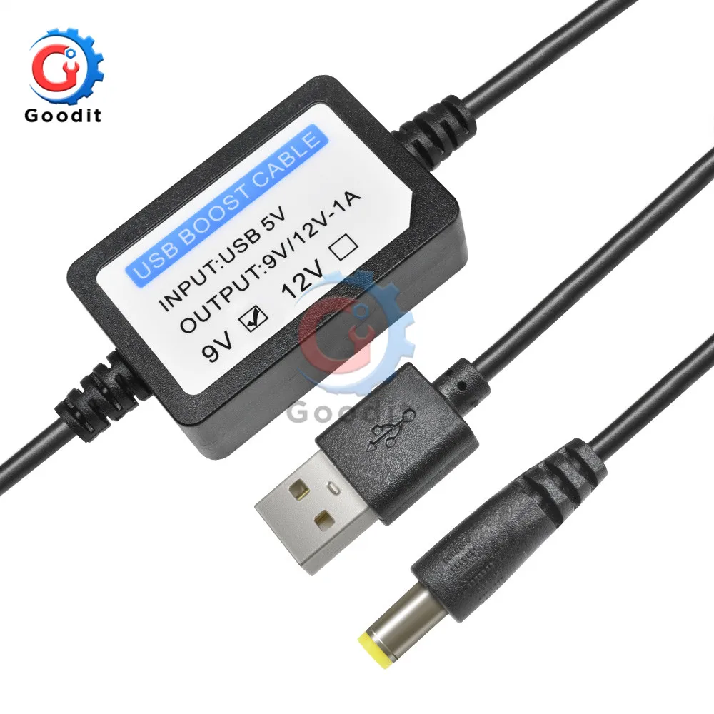 DC 5V 9V 12V 1A Step Up USB заряд кабель линейный усилитель Мощность конвертер адаптер iphone