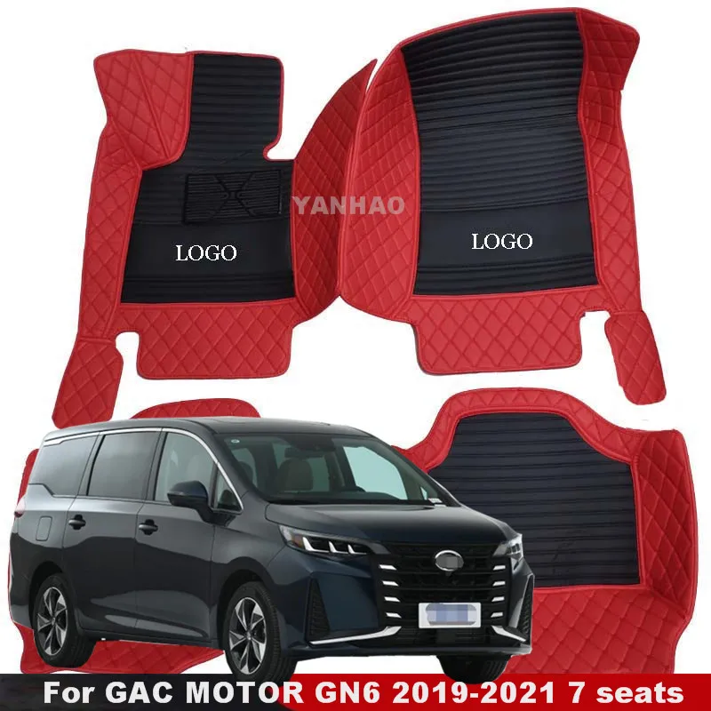 

Car Floor Mat For GAC MOTOR GN6 2019-2021 7 seats Production Car Floor Mats Waterproof Automobiles Interior Accessories Mats