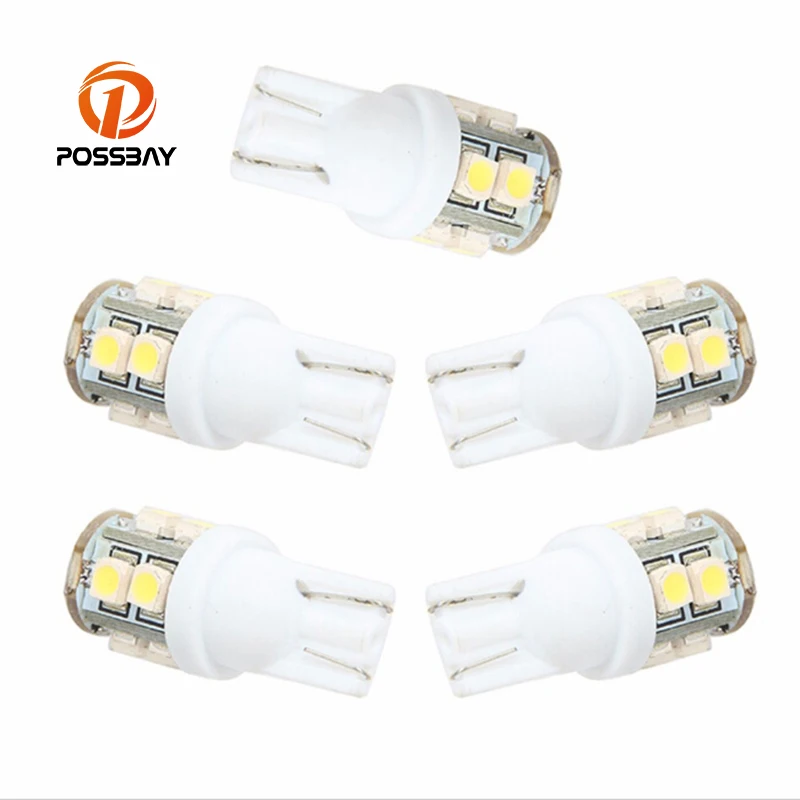 Posbay белый 1210 3528 T10 W5W внешний фонарь 10 светодиодный 168 194 12 В постоянного тока