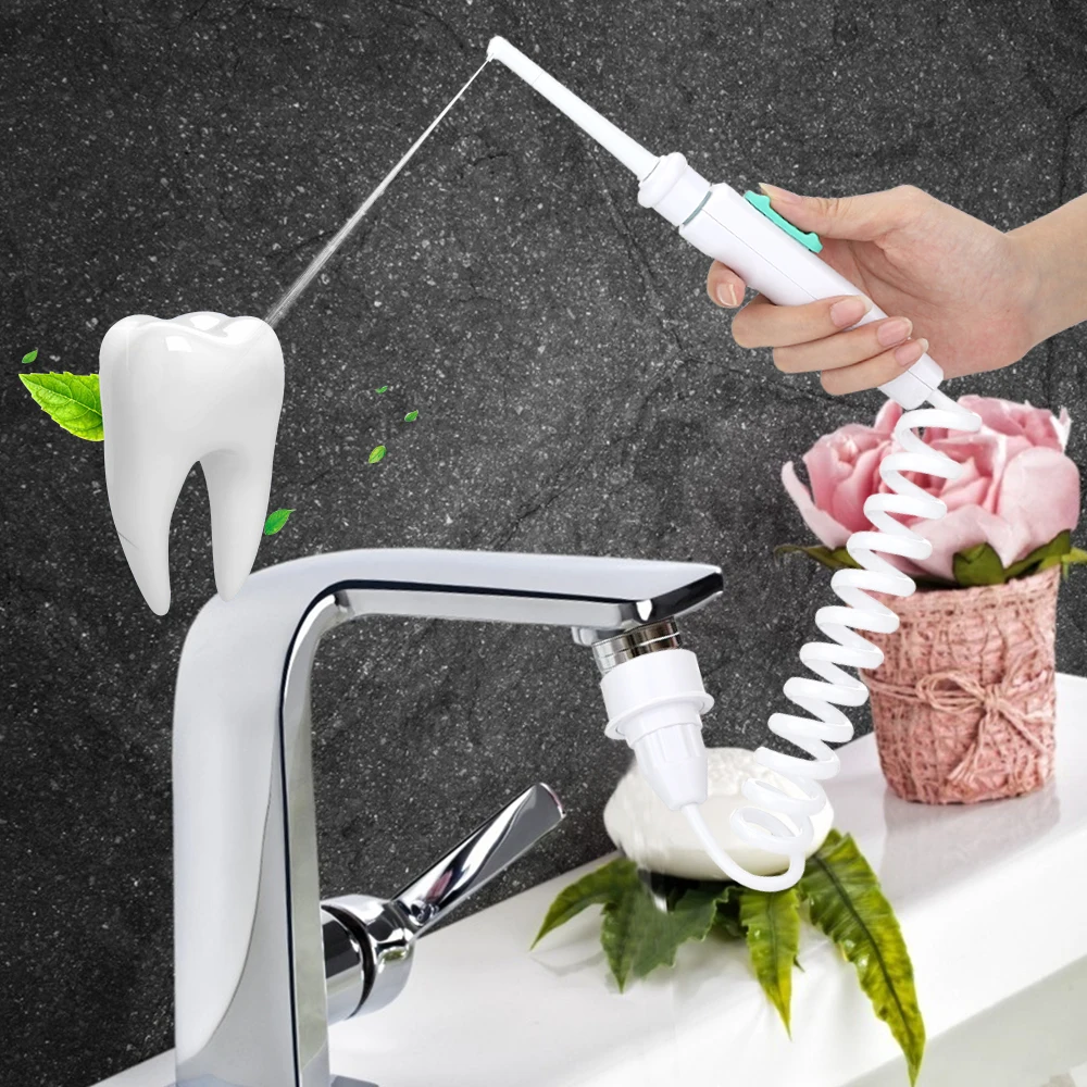 

Faucet Oral Irrigator Dental Water Jet Water Flosser Thread for Teeth Teeth Whitening Tooth Cleaning Tools For Home Oral Hygiene