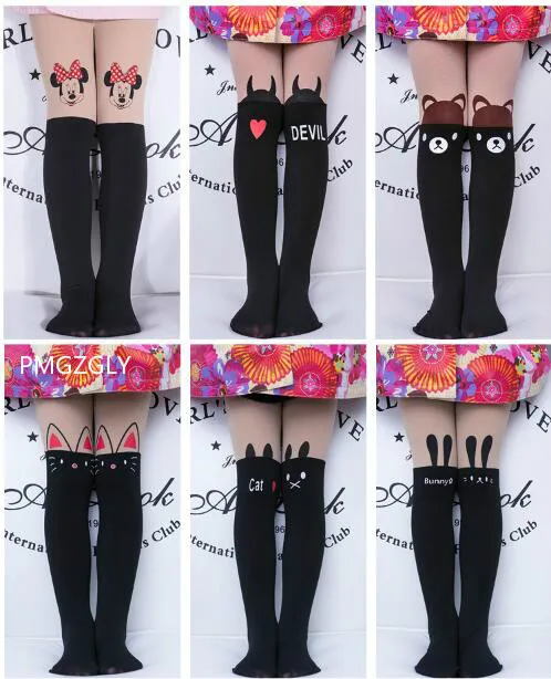 13 стилей новинка Мультяшные колготки для девочек детские трико