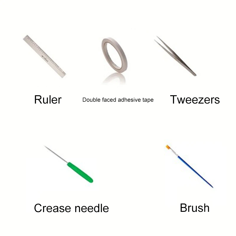 Креативная 3D Бумажная форма и бабочка играют с маленькой пандой материал сделай