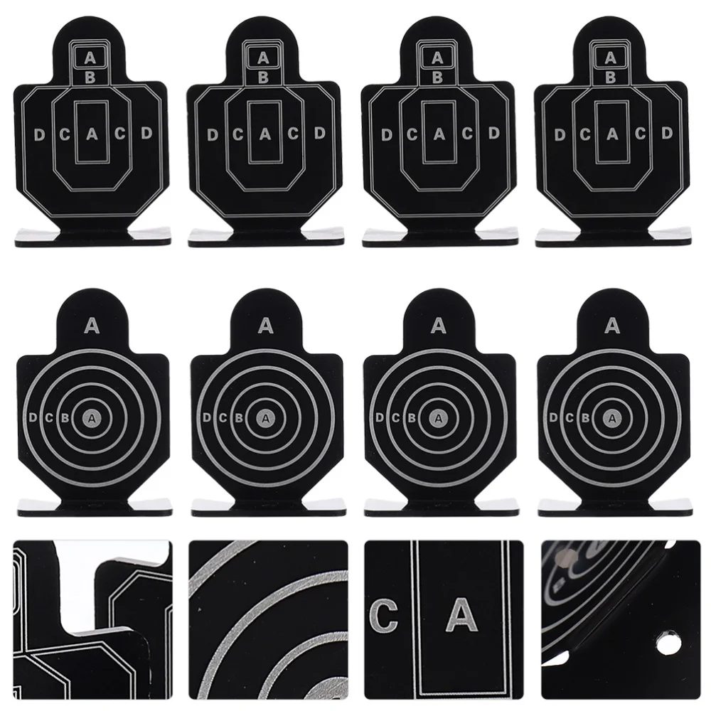 

2 Boxes of 8Pcs Shooting Train Targets Indoor Entertainment Targets Metal Target