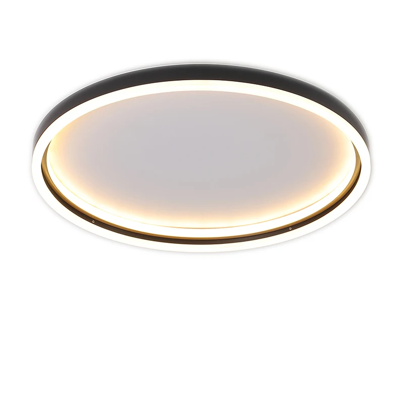

New RC Gold/Black Finished Modern led Chandelier for living room bedroom study room home 110V 220V Chandelier Fixtures