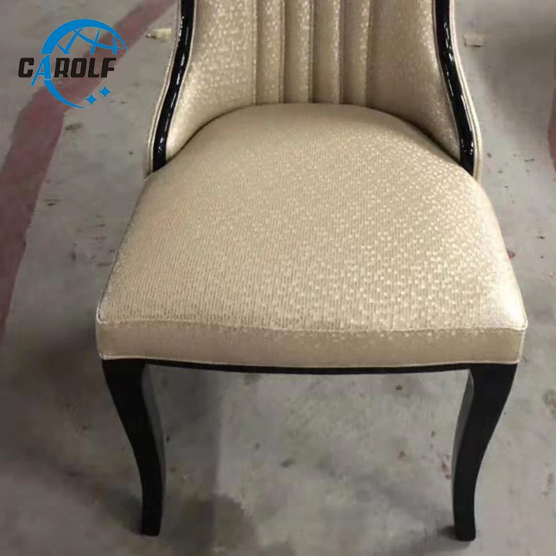 Современная мебель для столовой из ткани роскошный обеденный стул ресторана |