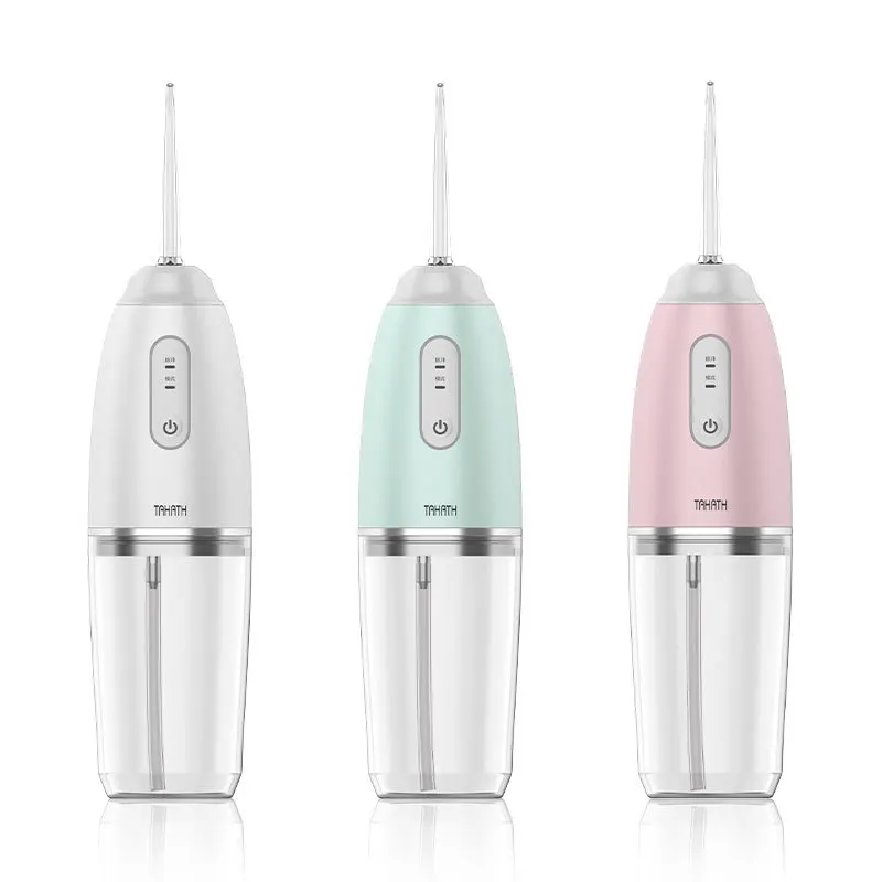 

Home Portable Oral Irrigator USB Rechargeable Water Flosser Portable Dental Water Pick 240ML Water Tank Waterproof Teeth Cleaner