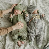 2019 infant baby rompers autumn clothes newborn baby boy girl knitted sweater jumpsuit spring kid toddler outerwear set