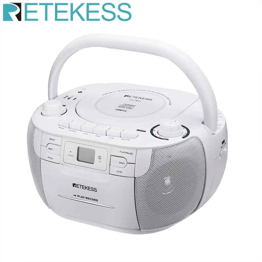 Retekess TR621 AM/FM радио Кассетный скотч плеер с функцией записи CD плеера Поддержка USB/TF