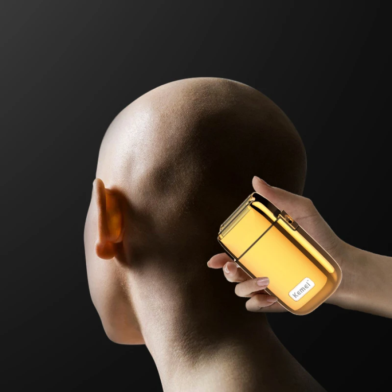 Kemei цельнометаллический электробритва Для мужчин электрическая бритва