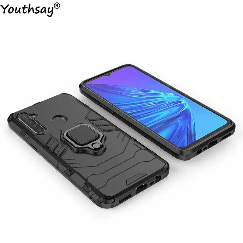 for cover oppo realme 5 phone case magnetic finger ring phone case for oppo realme 5 cover for oppo realme 5 case 6 5 youthsay free global shipping