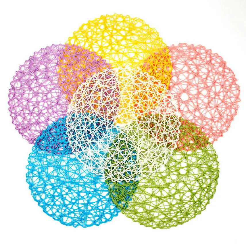 DIY Подвеска ручной работы из ротанга висячие сетка мат Бумага веревка для