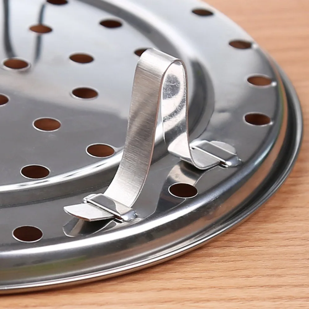 New arrival Pot Steaming Tray Stand Cookware Tool Multifunctional Home Kitchen Round Stainless Steel Steamer Rack Insert Stock | Дом и сад