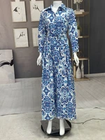 ethnic maxi muslim dress abayas for women 2021 floral print dubai abaya arabic oman middle east islam clothes moroccan kaftan