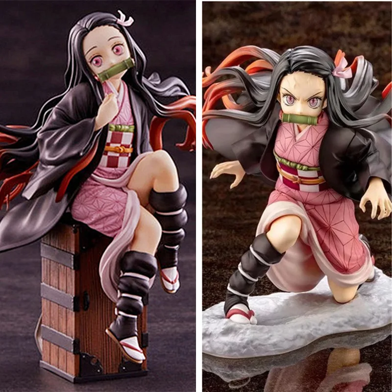 Популярная фигурка киметасу no yaiba аниме nezuko tanjirou zenitsu экшн рассекающего демонов