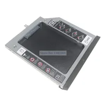 SATA 2nd Hard Drive SSD HDD Module Caddy Frame Adapter for Lenovo Thinkpad L440 L540 With Bezel and Bracket
