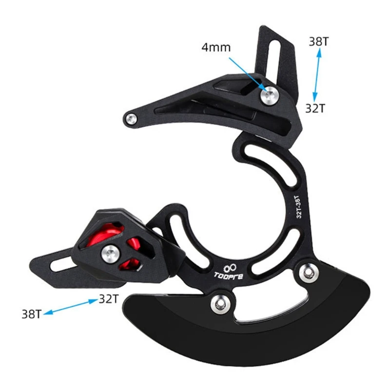

MTB Single Disc Chain Guide DH Soft Tail Chain Guard 32T-38T Tooth Disc Chain Stabilizer ISCG03/05