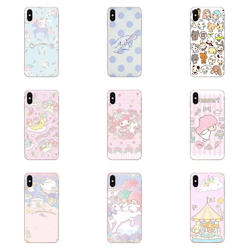 Пара телефонов Мягкая резиновая задняя крышка Sanrio для huawei Honor mate 7 7A 8 9 10 20 V8 V9 V10 G Lite