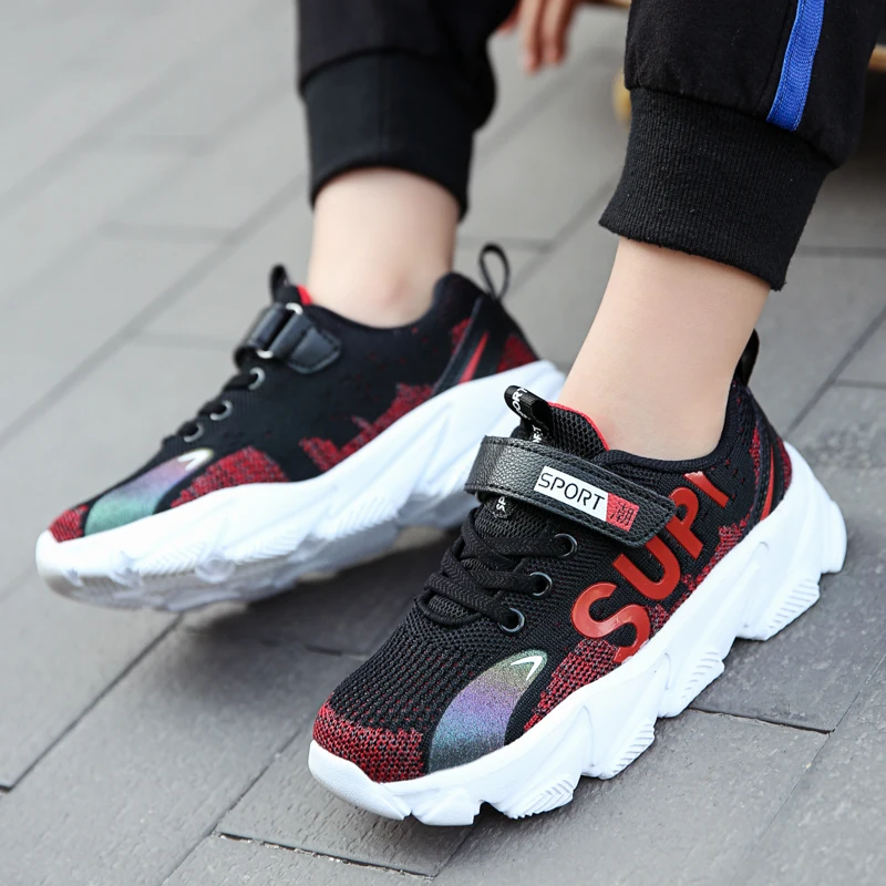 Детские кроссовки для бега легкие дышащие легкая прогулочная повседневная