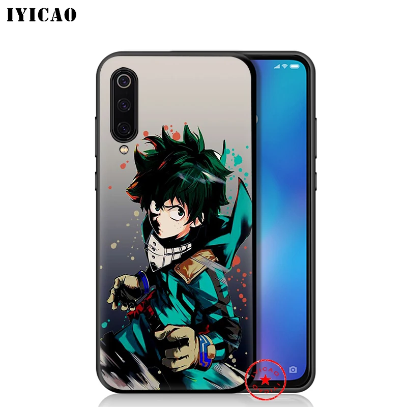 Мягкий чехол IYICAO My Hero Academy для Xiaomi Mi A3 A2 A1 10 9T CC9E CC9 9 8 6 Se Lite F1 5X 6X MiA1 MiA2 MiA3 - купить по