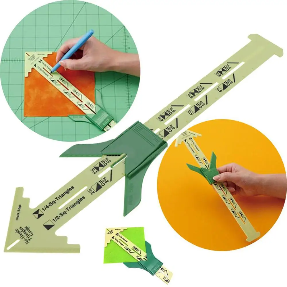 

High Quality 5-IN-1 SLIDING GAUGE WITH NANCY Measuring Sewing Tool Patchwork Tool Ruler Tailor Ruler Tool Accessories Home Use