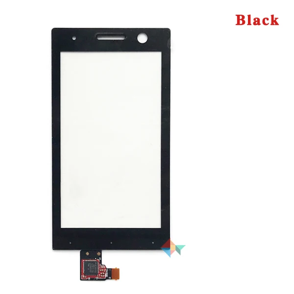 Высокое качество 3," для sony Ericsson Xperia U ST25 ST25i сенсорный экран дигитайзер Переднее стекло объектив сенсорная панель - Цвет: Black No Tool