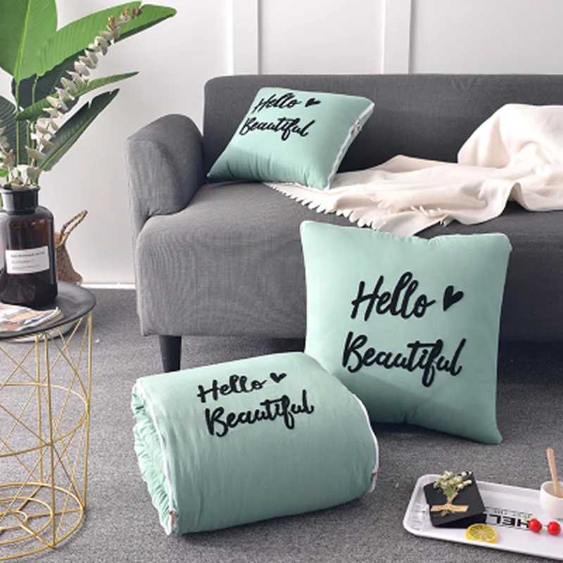 Новое поступление 2020 двухкомпонентное одеяло в современном стиле карамельные