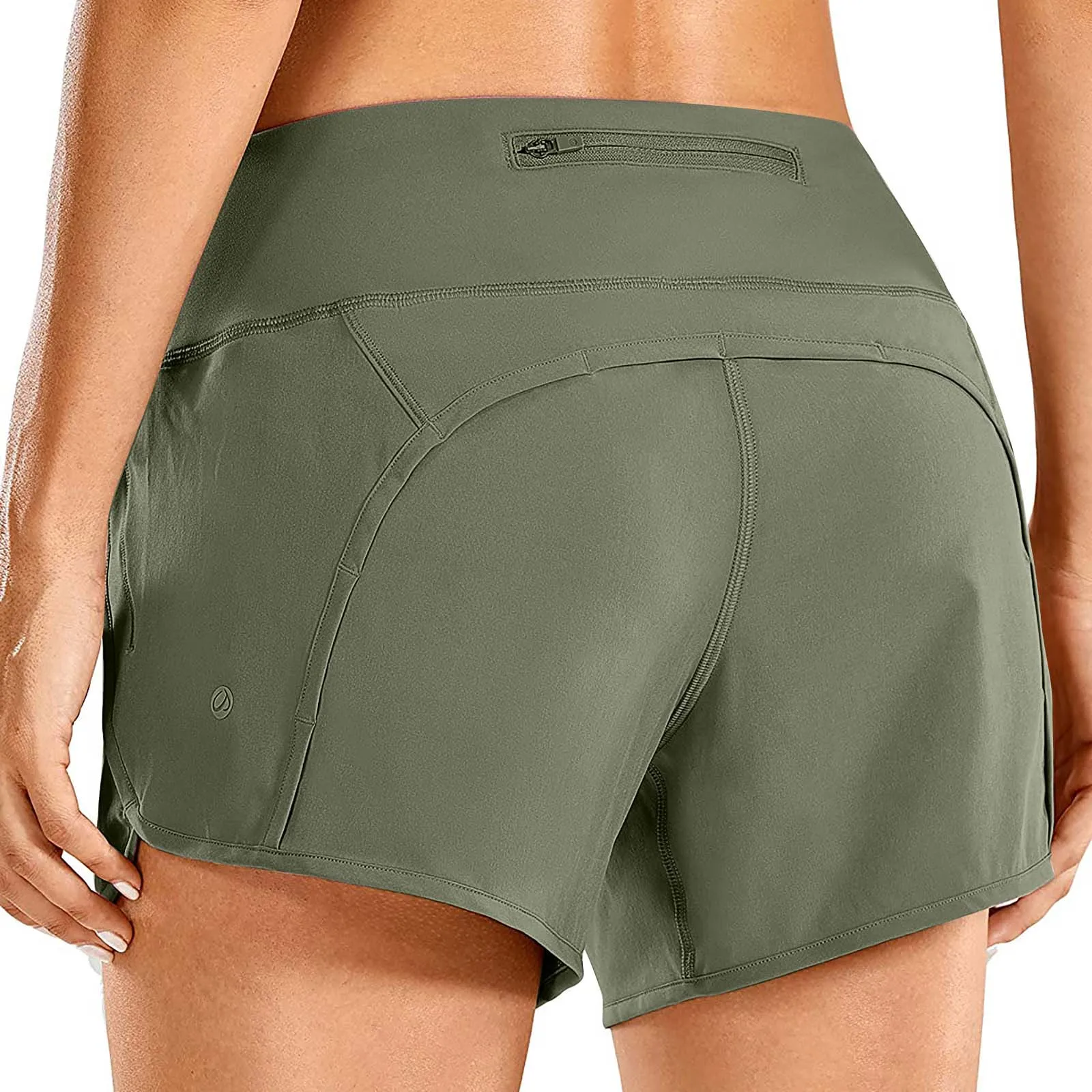 

Fashion Women's Solid Color Pocket Bandage Loose Casual Shorts Pants New Summer Sport Shorts Women High Waist Seamless Fitness