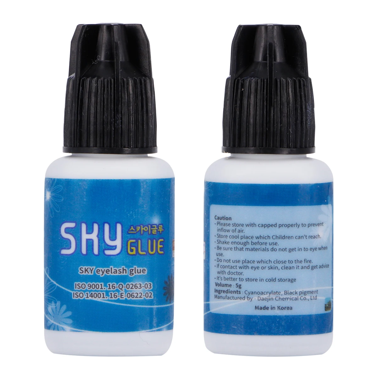 Клей Sky S + для наращивания ресниц 3 бутылки время удержания от 6 до 7 недель