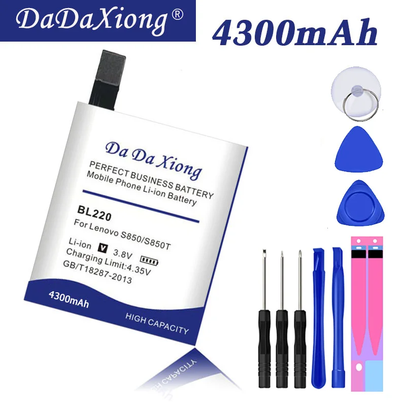DaDaXiong оригинальный 4300mAh BL 220 BL220 Аккумулятор для Lenovo S850 S850T мобильный телефон