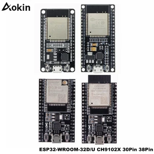 Умная плата Aokin ESP32, беспроводная, Wi-Fi, Bluetooth, двухъядерная плата, умная плата