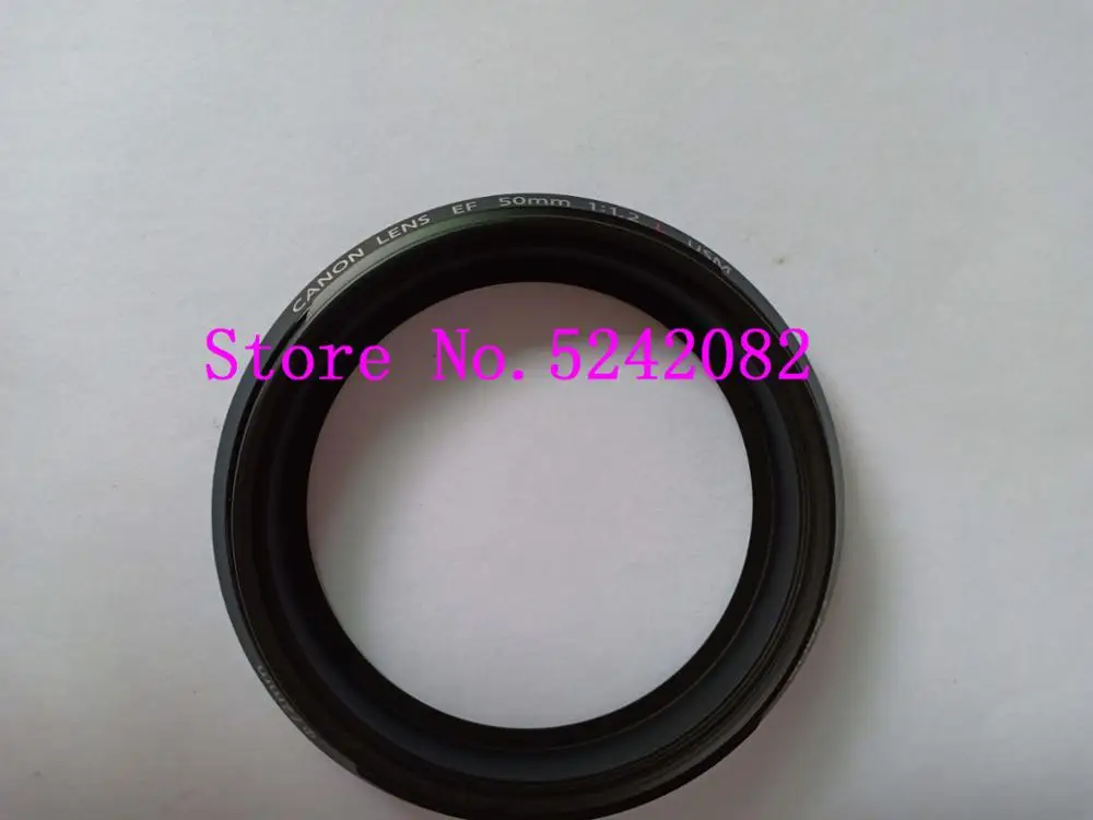 Новые оригинальные запасные части для объектива Canon EF 50 мм 1 2 USM передняя линза