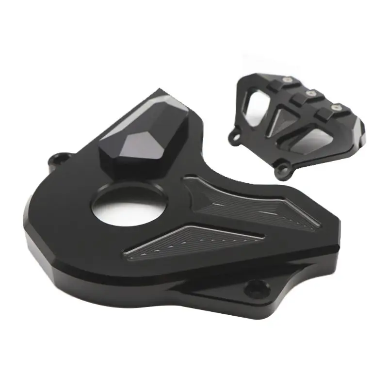 

1set Windshield Sunshades Aluminium Alloy Modified Chain Front Gear Cover Decorative for Honda CBR650F/CB650F 2014-2020