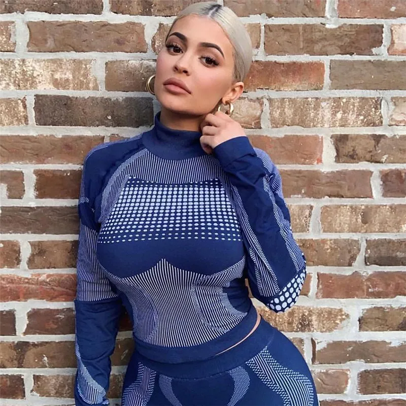 Женская водолазка облегающая футболка для фитнеса эластичный укороченный Топ с