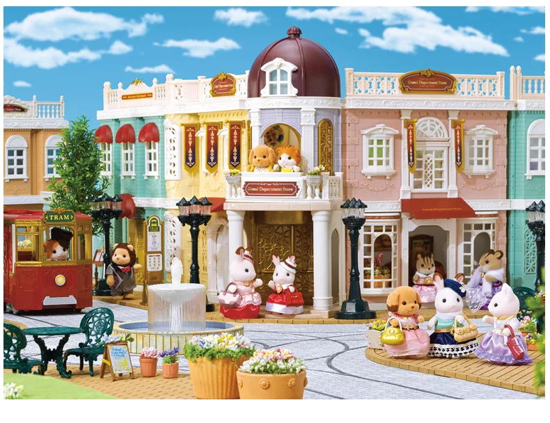 Semipkg дети Sylvanian Families игрушка маленький городок-стиль кабина девушки игровой дом кукла игрушка 6006