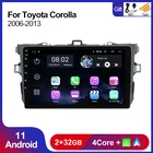 9 ''для Toyota Corolla E140150 2006 2007-2011 Android 11 2 + 32G с BT WIFI Автомобильный GPS-навигатор мультимедийный плеер Авто Аудио
