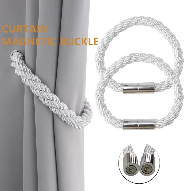 1 шт. европейские Стиль кованого железа магнитная пряжка для штор простой