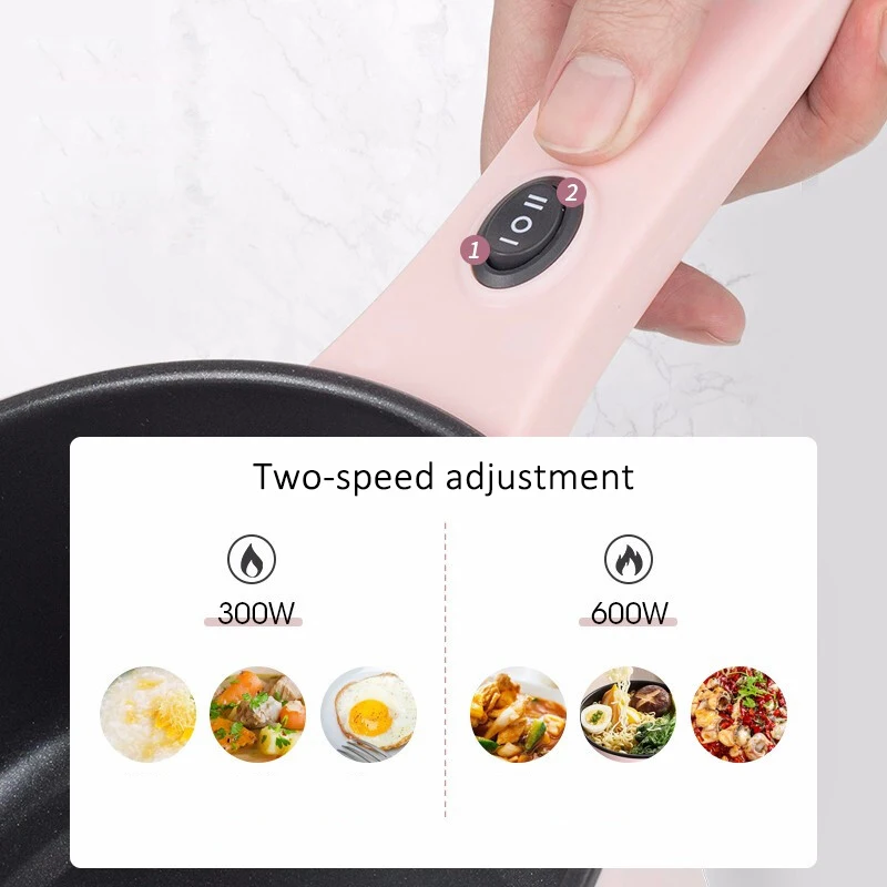 Электрическая сковорода 220 В из нержавеющей стали мини мультифункциональная