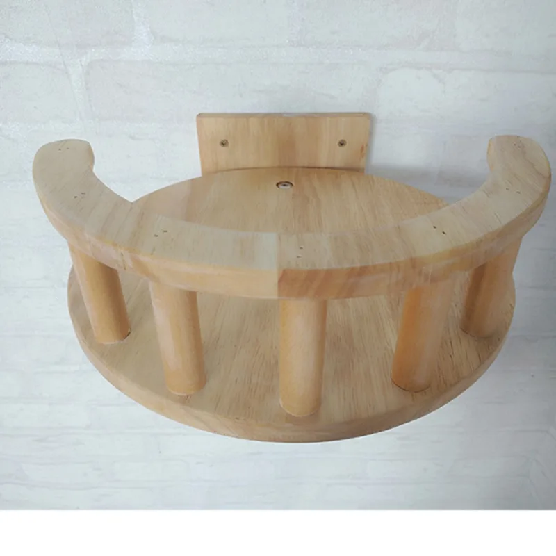 Кошка деревянная прыгающая рама настенная скалолазальная платформа для котенка