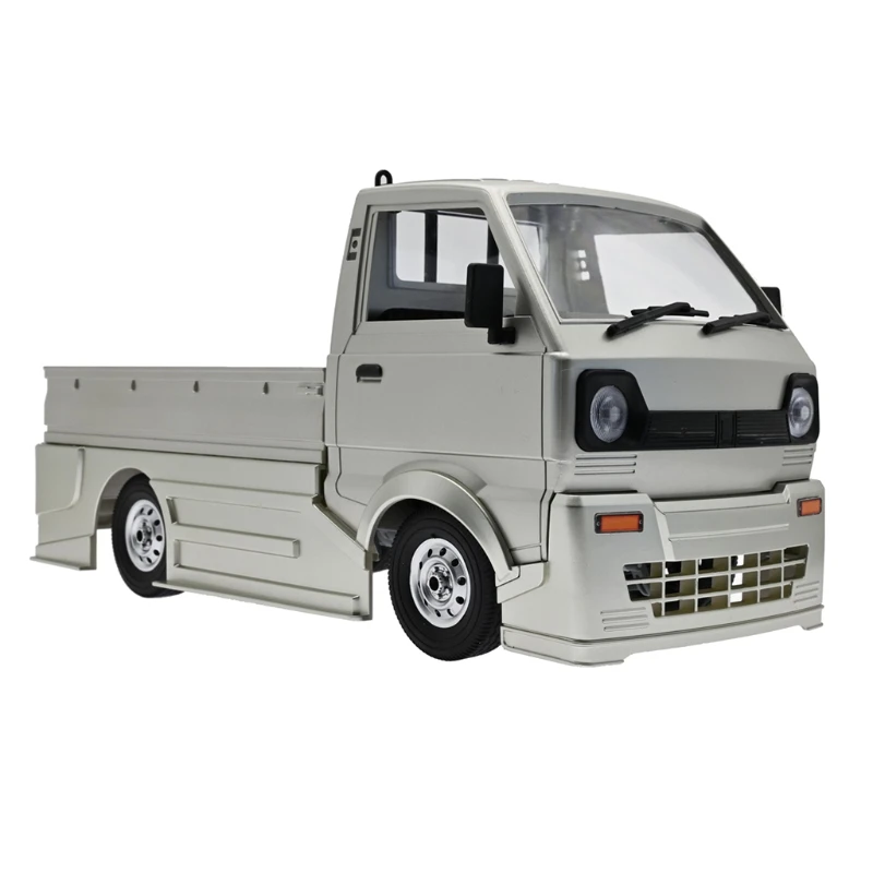 

97BE Silver Simulation with LED Headlights 17G Remote Control Car 260 Motor D12 1:10 2WD RC RTR Version