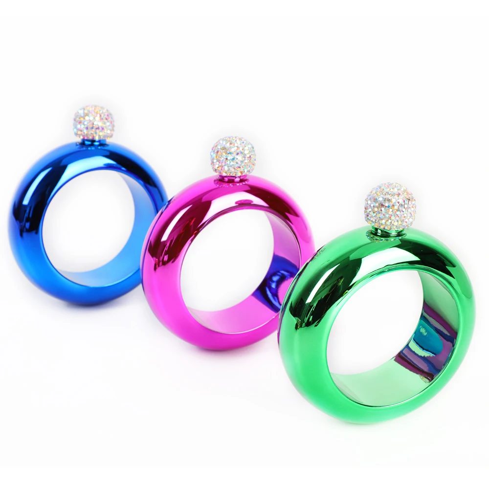 3 5 унций браслет-кувшин Браслет-фляга бутылка для вина нержавеющая сталь виски