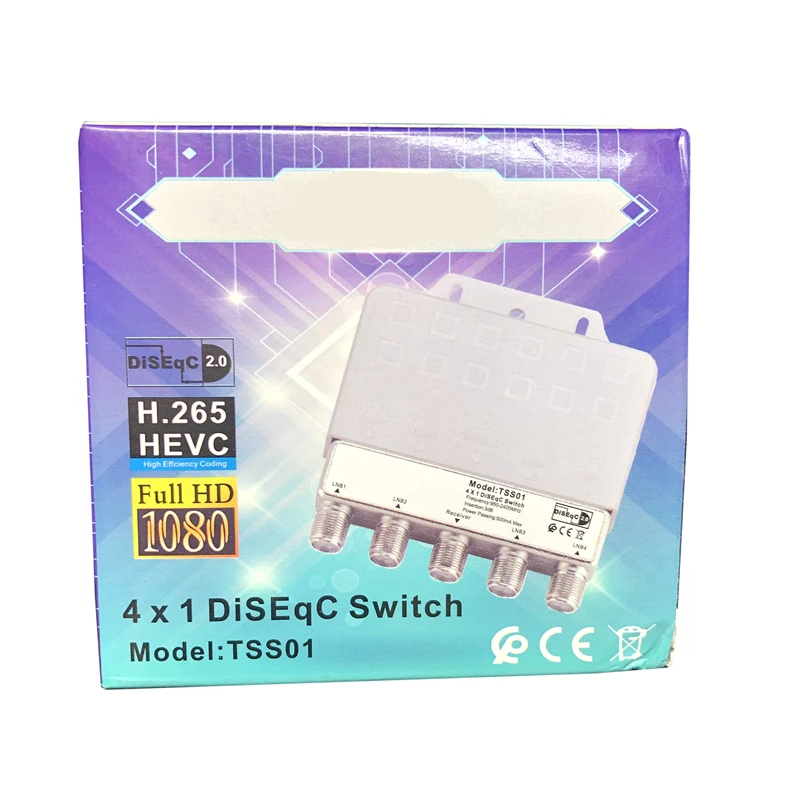 DVB-S/S2 Водонепроницаемый 4 в 1 переключатель DiSEqc лучший сигнал
