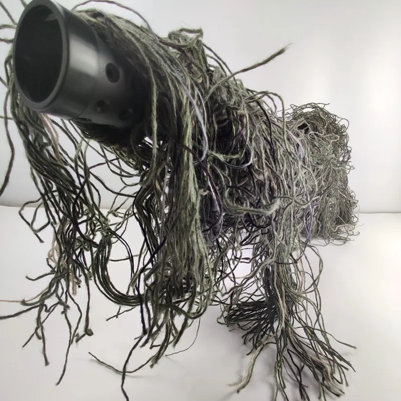 1,2 м Камуфляж Пистолет обертывание эластичный Ghillie Аксессуары тактический камуфляж снайперский пистолет веревка страйкбол Пейнтбол Открытый Охота снег джунгли