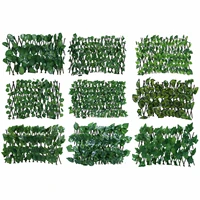 fence privacy screen expandable faux plant leaf fencing panel artificial garden plant fence backyard home decor greenery walls