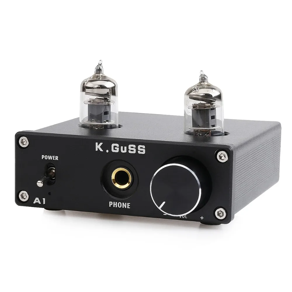 

Усилитель для наушников KGUSS A1 MINI 6J1 audio tube bile NE5532 6K4 amp