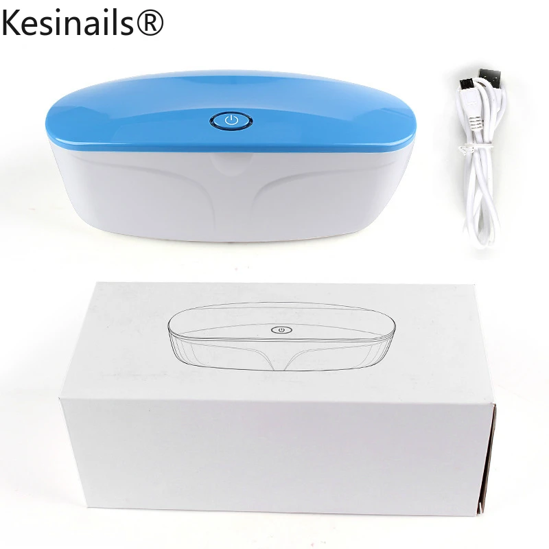 

UV LED Sterilizer Box For Manicure Beauty Nail Art Tools S2 Sterilizer Storage Box Portable Tweezers Disinfection Box Nail Tools